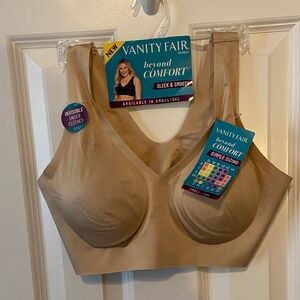 NWT Vanity Fair Sleek & Smooth Bra - Tan